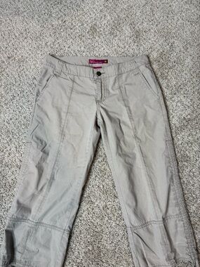 SO light Beige Y2K  Cropped Cargo Pants